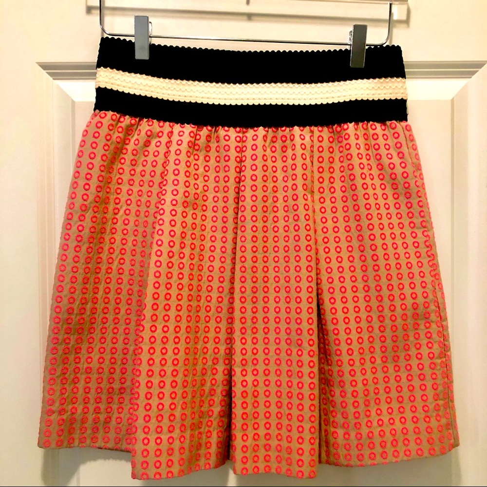 Maeve by Anthropology Pink Tropic Skirt - Picture 1 of 6